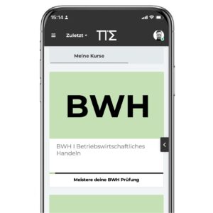 BWH - Betriebswirtschaftliches Handeln - Produktbild