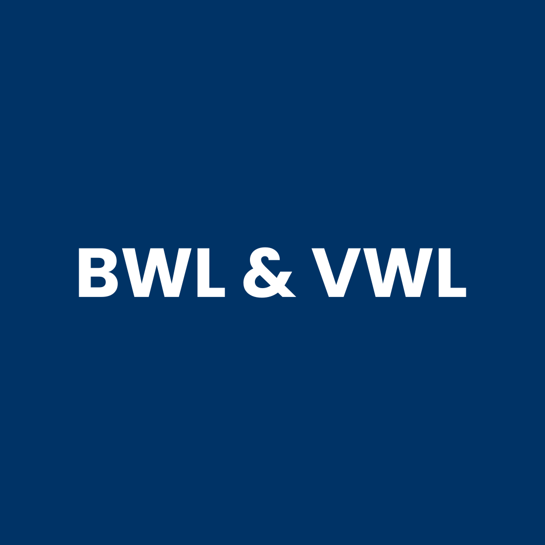 Kursbild BWL und VWL