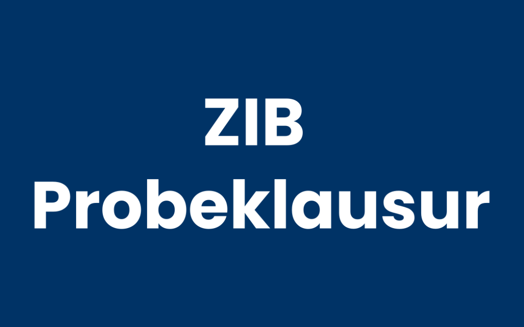 ZIB | Probeklausur