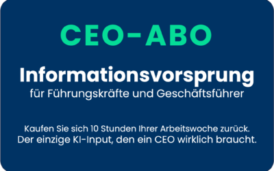 AI für Führungskräfte – Das CEO Abo